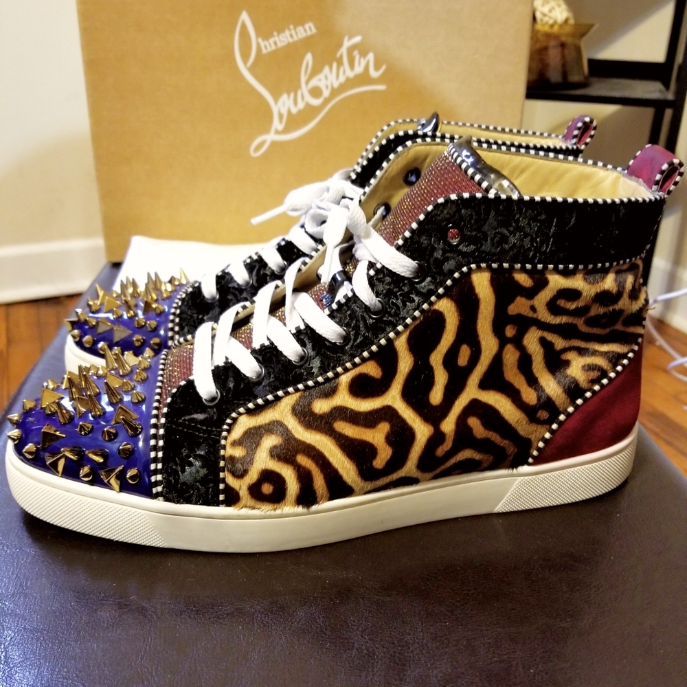 Christian Louboutin Pik Pik Orlato Flat Multi Hightop